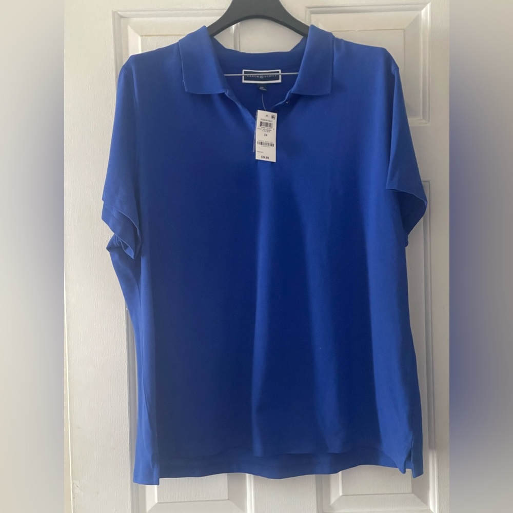 NWTS ! Karen Scott Polo Size 2X
